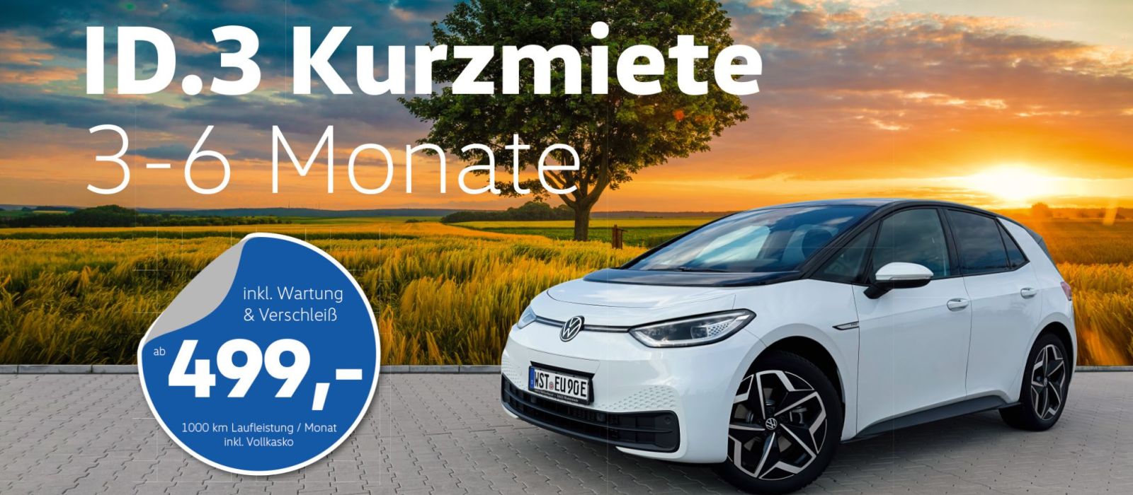 ID.3 Kurzmiete für 3-6 Monate